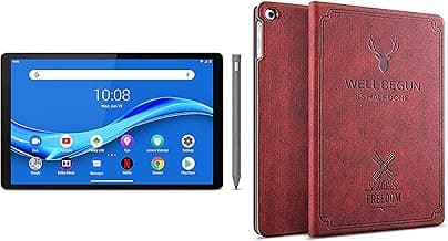 Lenovo Tab M10 10.3 inch FHD Plus (2nd Gen, 10.3 inch, 4 GB, 128 GB, Wi-Fi+ LTE, Red) with Active Pen + Cover