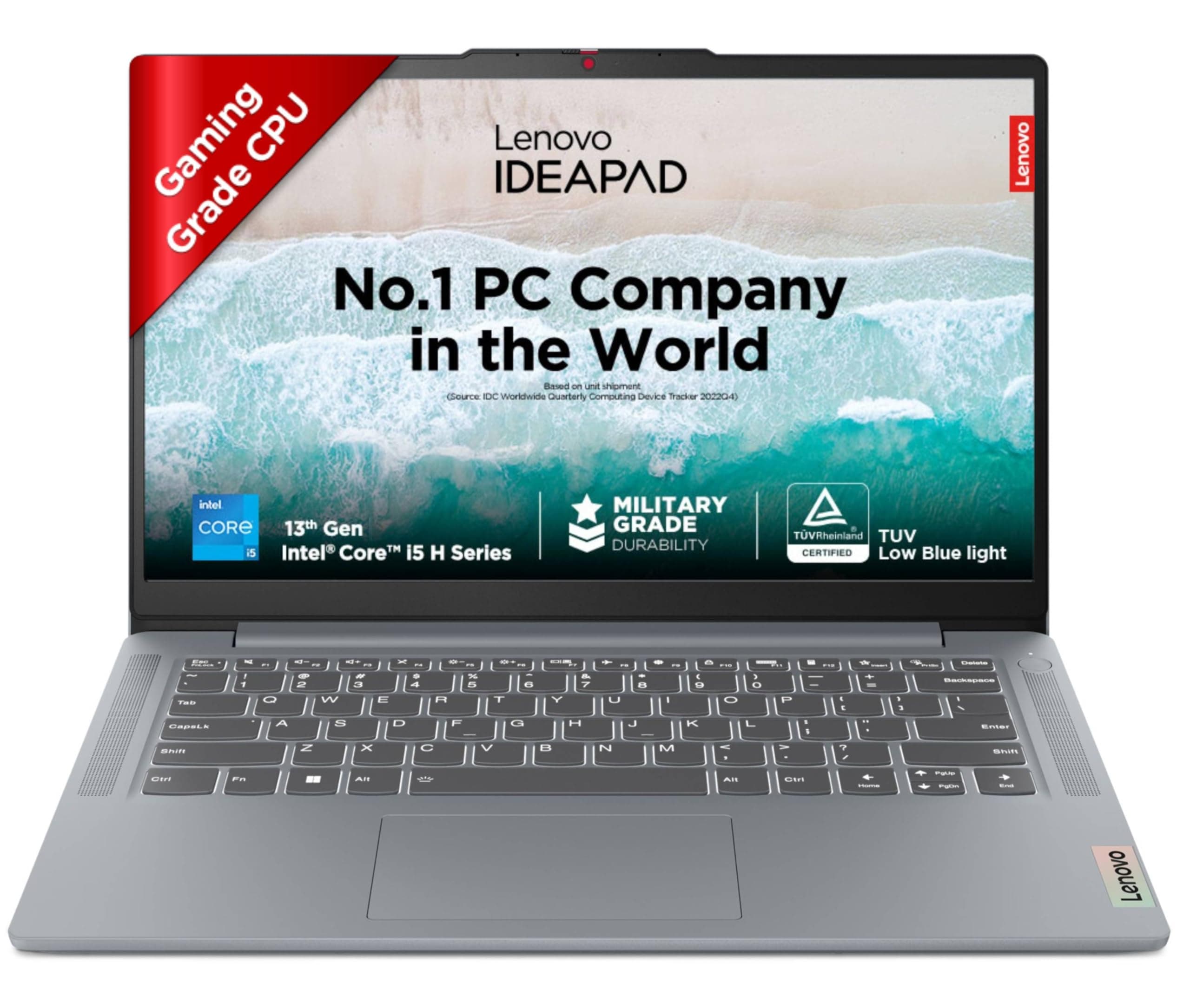 Lenovo IdeaPad Slim 3 13th Gen Core i5-13420H (16GB RAM/512GB SSD/FHD IPS/Windows 11/MS Office'21/14" (35.56cm)/Alexa Built-in/Grey/1.3Kg, 83EL003PIN ...