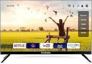 Candes 101 cm (40 inch) Full HD Ready LED Smart Android TV CTPL40E1S (Black) (2021 Model)