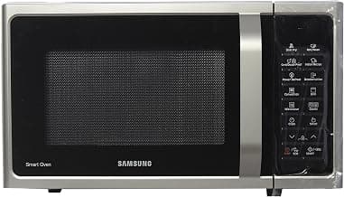 Samsung 28 L Convection Microwave Oven (MC28H5025VS/TL, Silver, slimfry)