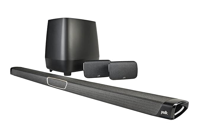 Polk Audio Magnifi Max SR AM8415-A True 5.1 Home Theater Sound Bar System (Black) Home Theater Systems