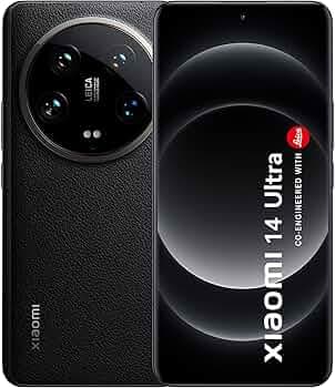 Xiaomi 14 Ultra (Black, 16GB RAM, 512GB Storage) | 50 MP Leica Quad Camera | 2K 120 Hz LTPO AMoled | Flagship SD 8 Gen 3 | 90 W Hypercharge