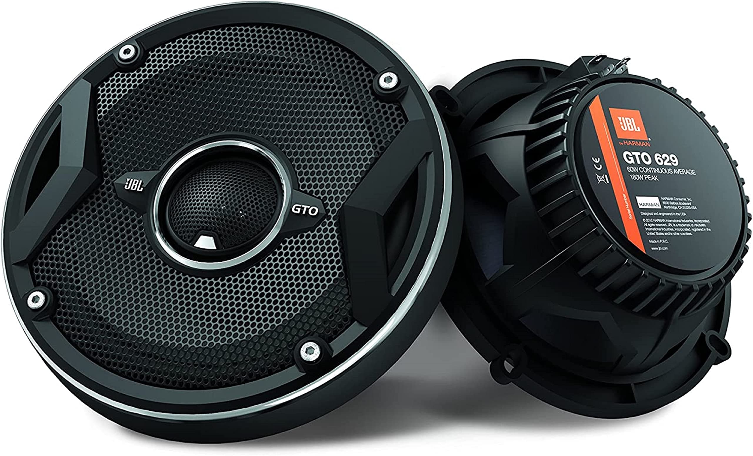 JBL GTO629 High-Fidelity Coaxial Speakers (Black)