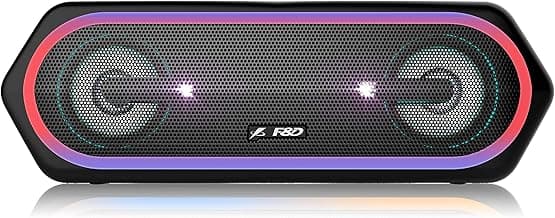 F&D W40 20 W Bluetooth Speaker (Black, Stereo Channel)