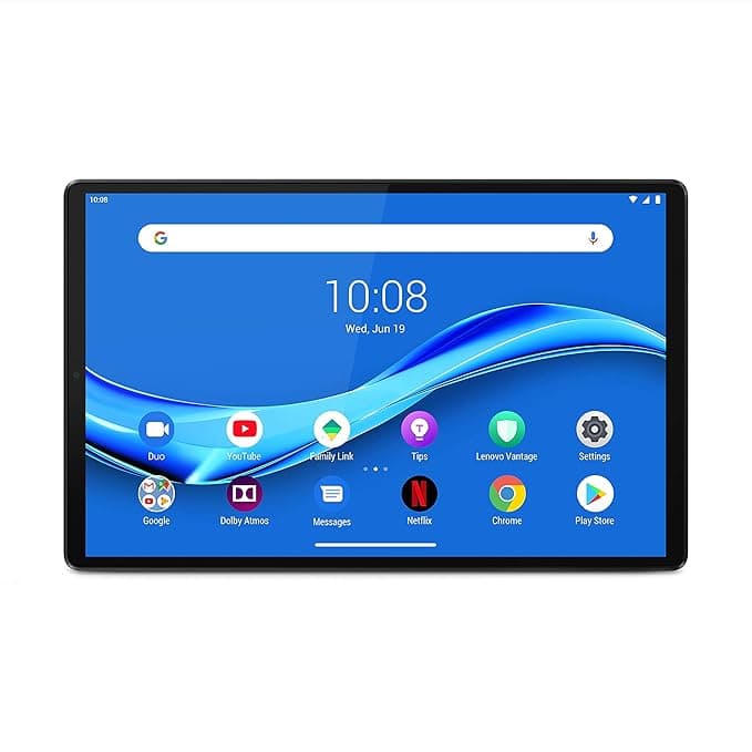 (Renewed) Lenovo Tab M10 FHD Plus Tablet (10.3-inch, 4GB, 128GB, Wi-Fi + LTE, Volte Calling), Platinum Grey Tablets