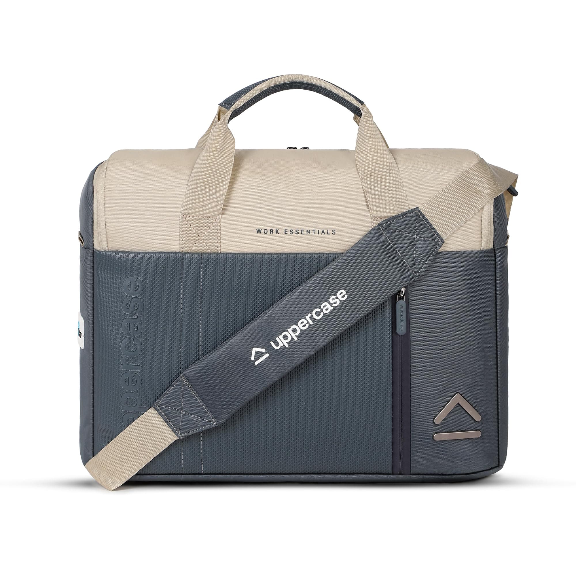 uppercase Omega 02 Professional Laptop (15.6') Messenger Bag with Tablet Compartment & Multiple Organisers 3x more Water resistant with Rainproof Zipp...