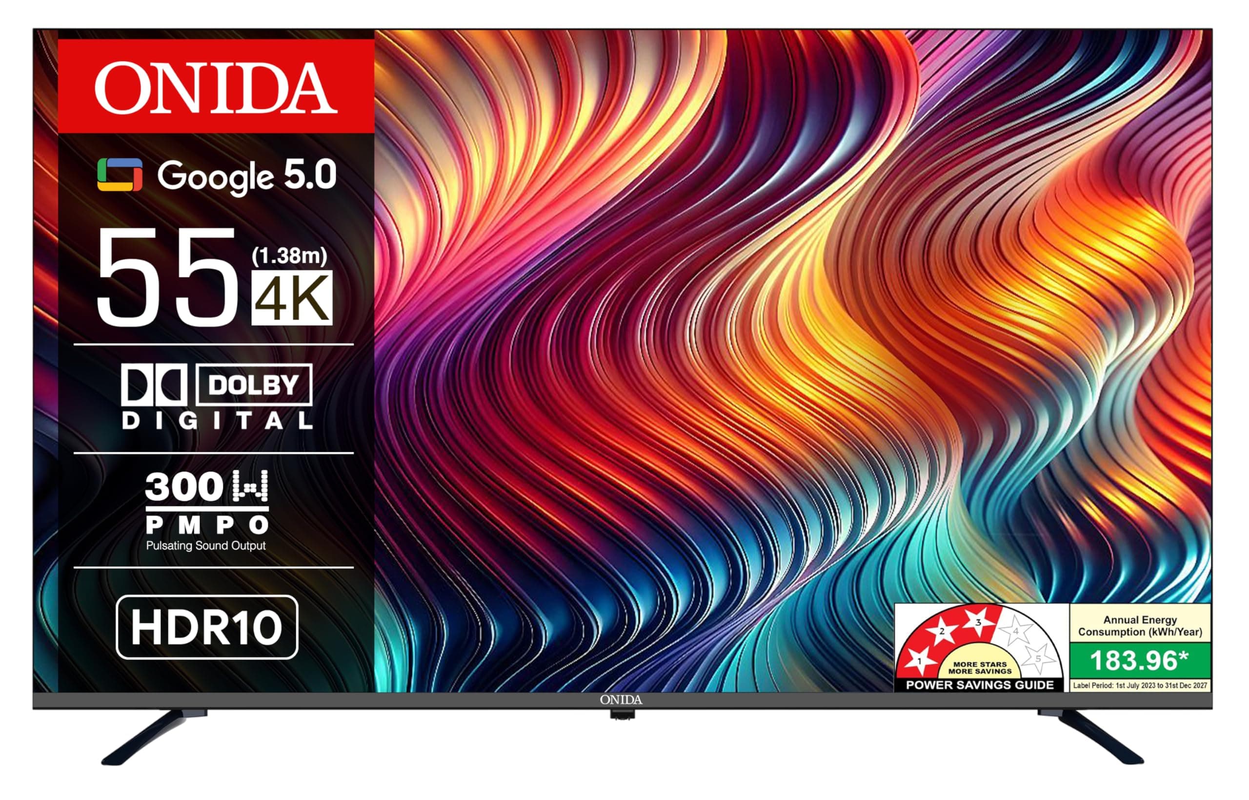Onida 139 cm (55 inch) Nexg Series 4K Ultra HD Smart LED Google TV 55UZI