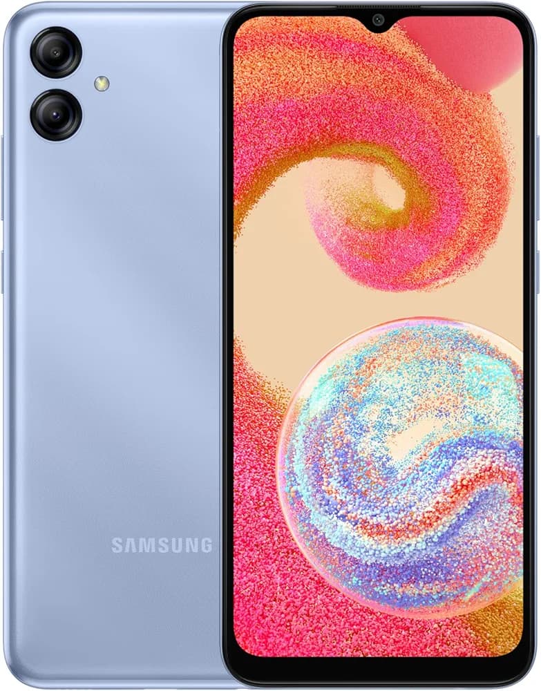 Samsung Galaxy A04e Light Blue, 4GB RAM, 128GB Storage | Upto 8GB RAM with RAM Plus | MediaTek Helio P35 | 5000 mAh Battery