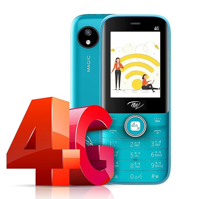 Itel Magic 2(Blue, 4G, Wi-Fi Hotspot Support) Smartphones