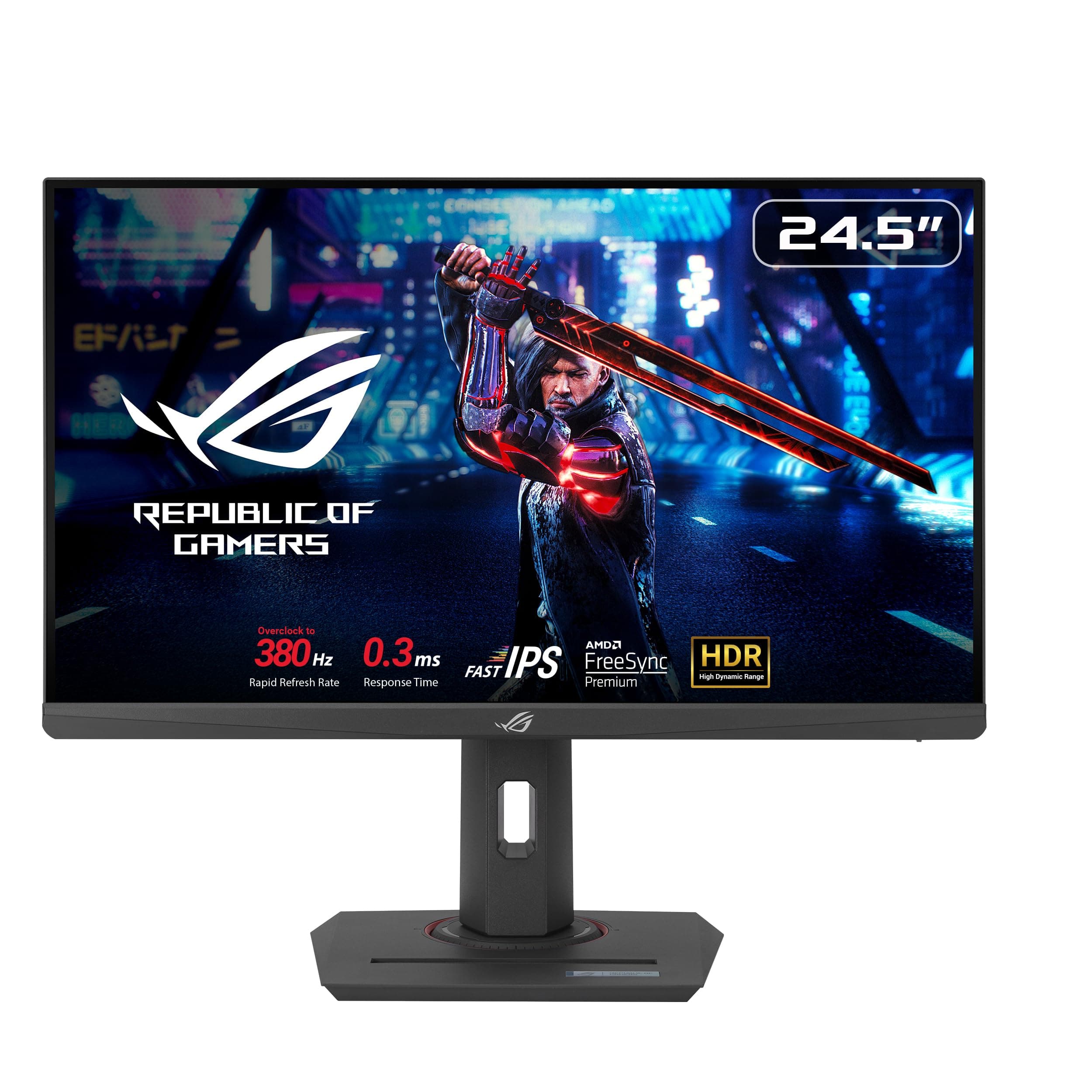 ASUS ROG Strix XG259QNS Gaming Monitor for Esports 25" (24.5), FHD (1920x1080), Frequency 380 Hz (OC), Fast IPS, Response ...