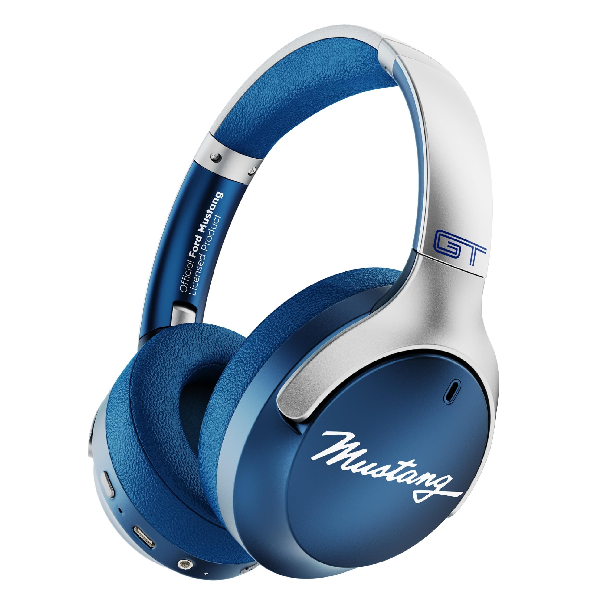 Boult X Mustang Newly Launched Q Over Ear Bluetooth Headphones with 70H Playtime, 40mm Bass Drivers, Zen ENC Mic, Type-C Fast Charging, 4 EQ Modes, Bl...