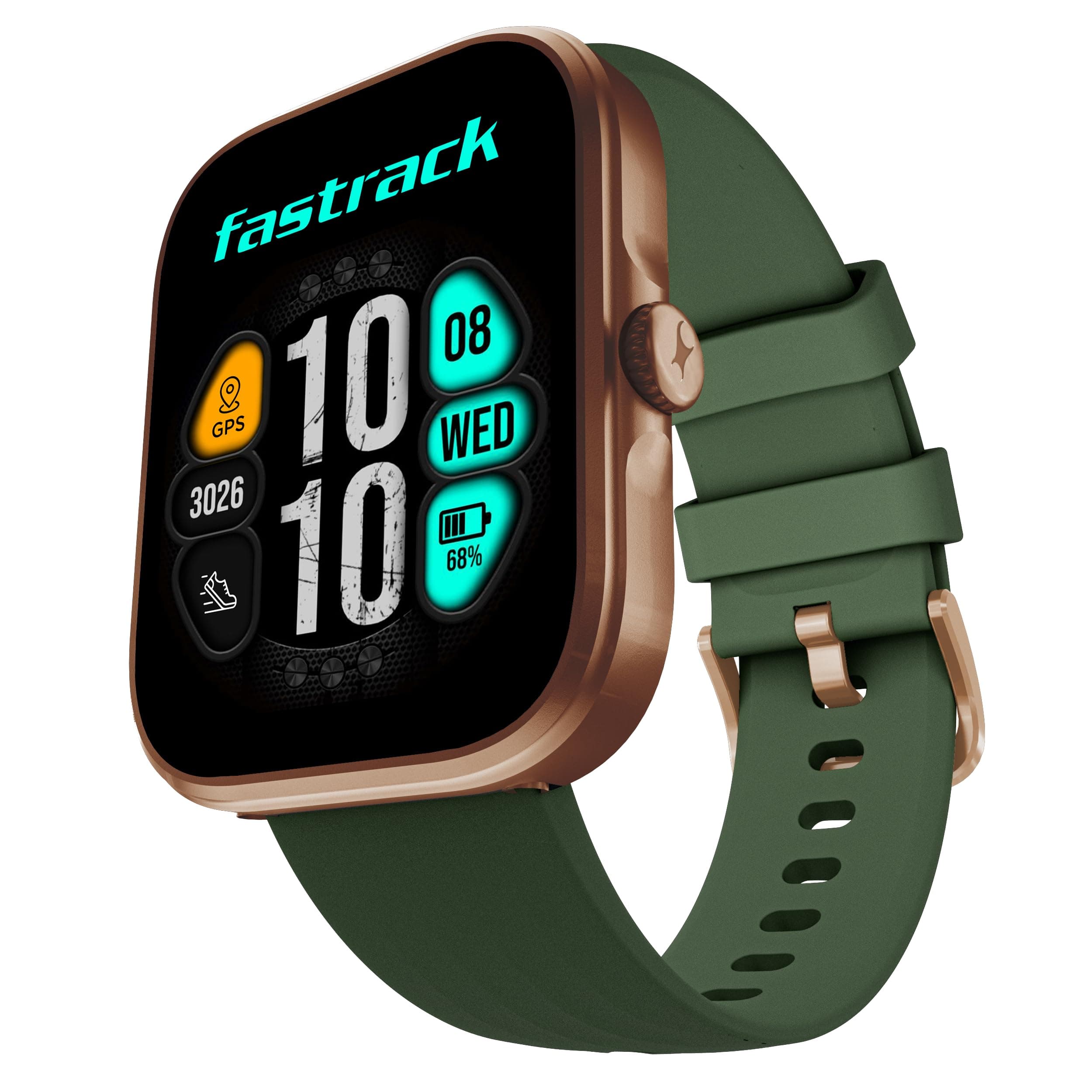 Fastrack Discovery Smart Watch, 4.9 CM AMOLED Display, SingleSync BT Calling, Built-in GPS, 100+ Multisport, Auto Recognition of Multisport, 5 Days Ba...