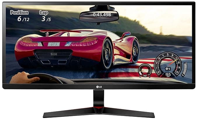 LG 73.66 cm (29 inch) Ultrawide Full HD IPS Gaming, Multitasking Monitor with 1ms Response Rate, 75Hz Refresh Rate - USB C, Display Port, HDMI- 29UM69