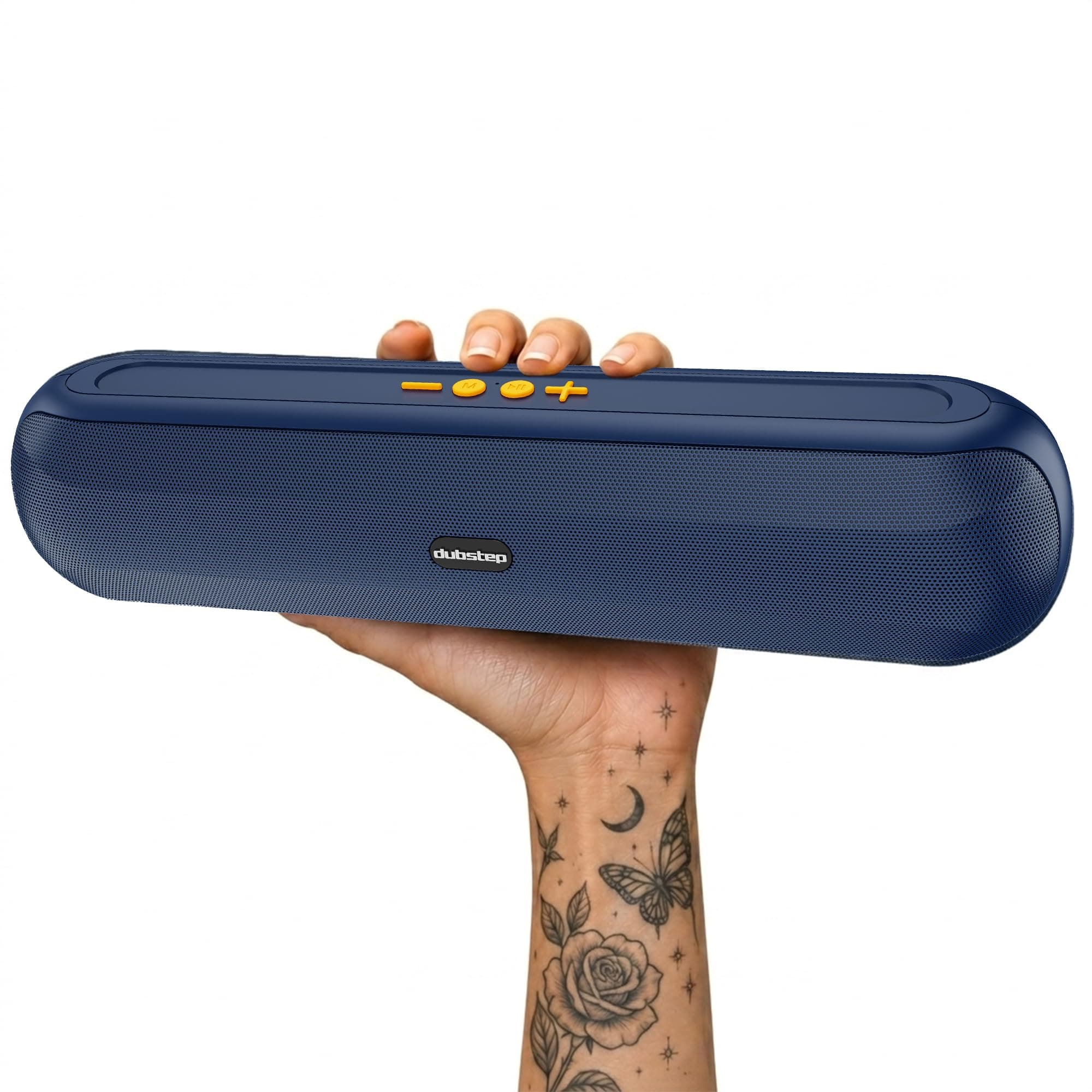 Dubstep Pop1600 Wireless Bluetooth Speaker, 16W with 52mm Driver, Bluetooth 5.4, TWS Pairing, USB/TF Card, Type-C Charging, 10 Hours Playtime, Portabl...