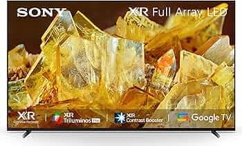 Sony Bravia 164 cm (65 inches) XR Series 4K Ultra HD Smart Full Array LED Google TV WO_XR-65X90L (Black)