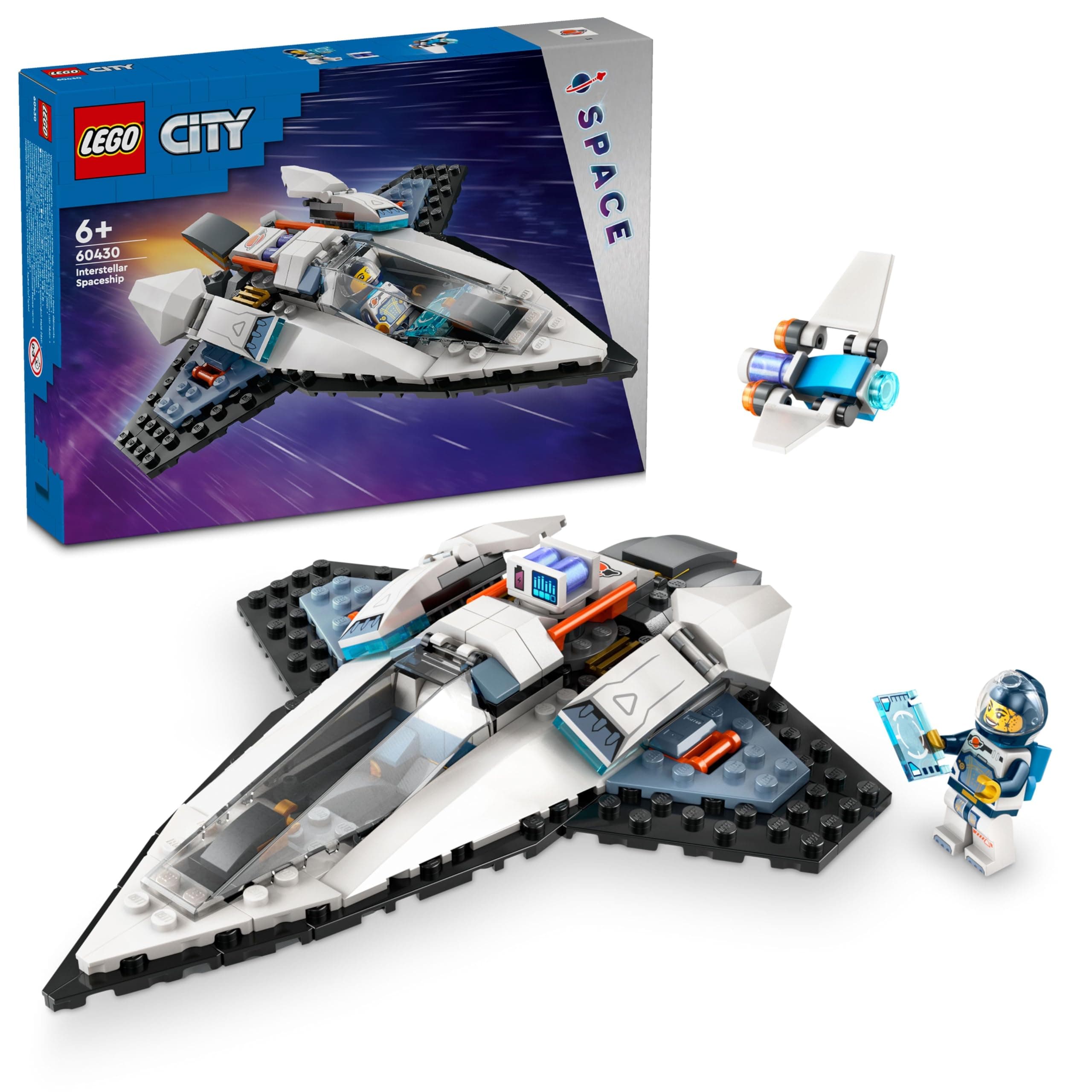 LEGO City Interstellar Spaceship Toy Playset 60430 (240 Pieces)