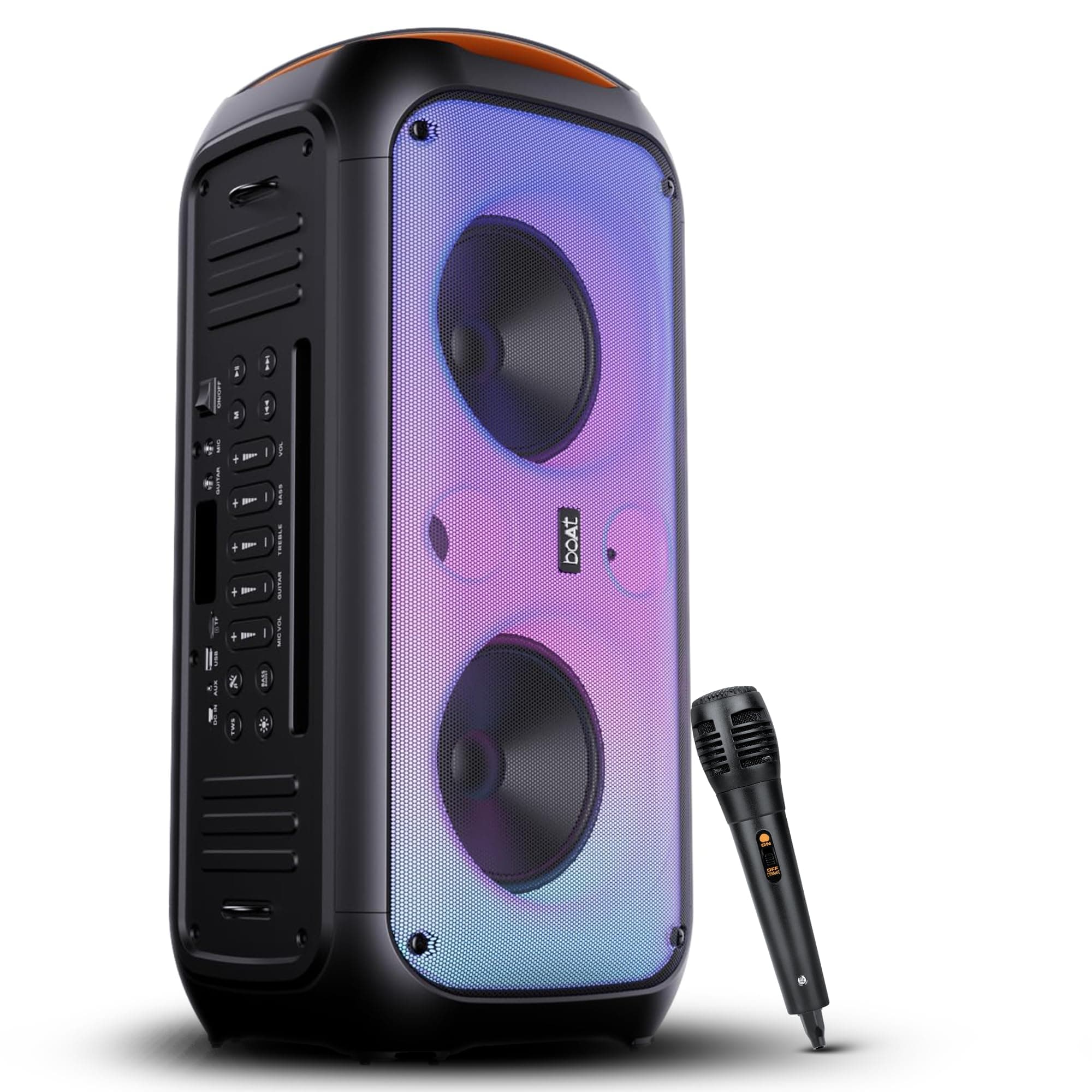boAt Newly Launched Partypal 300 Speaker with 120 W Signature Sound, Up to 6 hrs Playtime, Built-in Mic, TWS Mode, Bluetooth v5.3, AUX Port, & USB Typ...