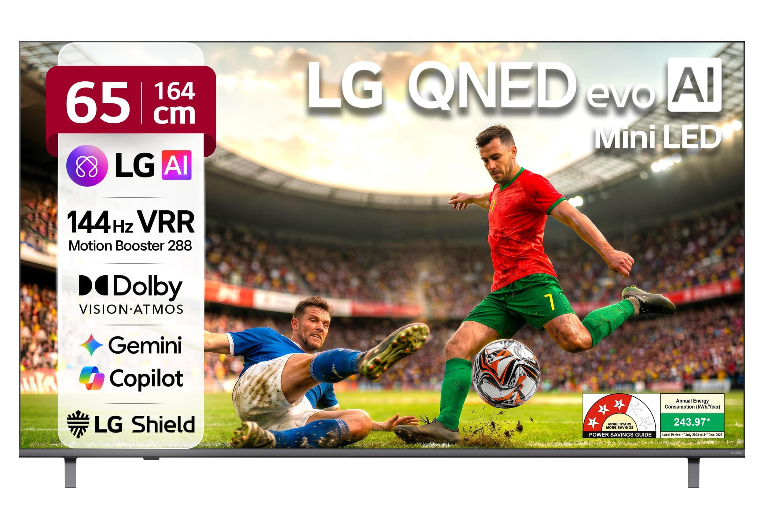LG 164 cms (65 inches) QNED82 AI Series 4K Ultra HD Smart webOS IPS QNED MiniLED TV 65QNED82BLA