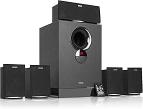 Edifier R501BT 93 Watt 5.1 Channel Wireless Bluetooth Satellite Speaker (Black)