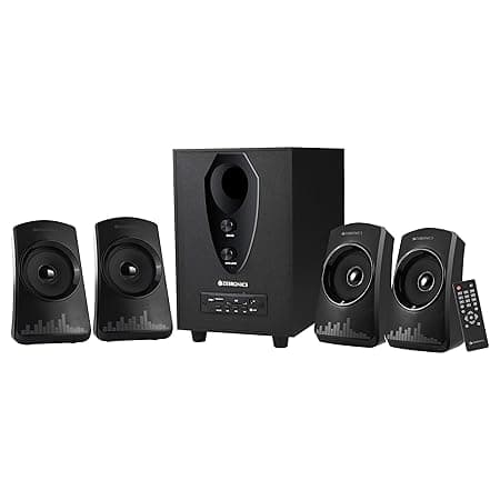 Zebronics ZEB-Feel 4.1 Multimedia Speakers (Black) Multimedia Speaker Systems