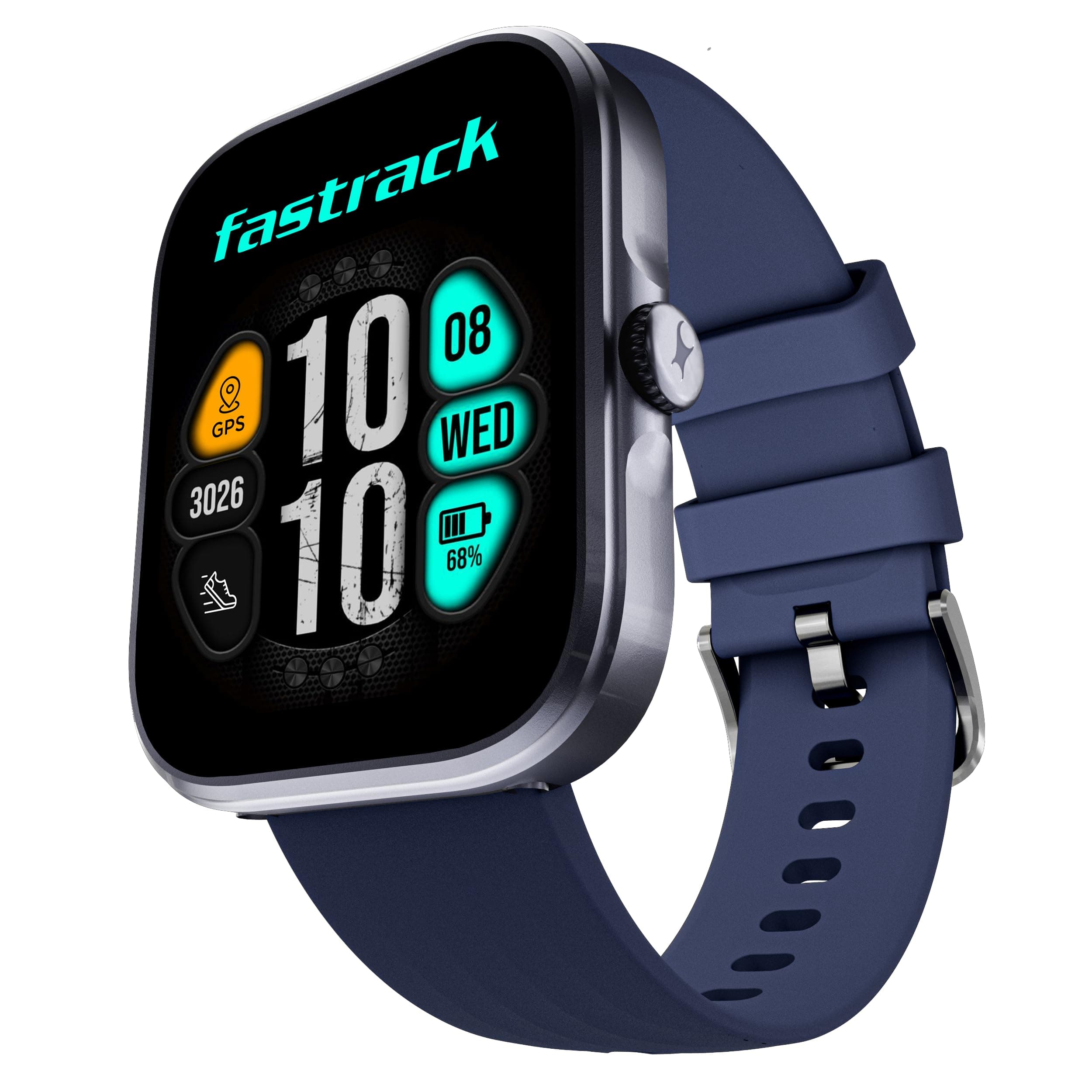 Fastrack Discovery Smart Watch, 4.9 CM AMOLED Display, SingleSync BT Calling, Built-in GPS, 100+ Multisport, Auto Recognition of Multisport, 5 Days Ba...