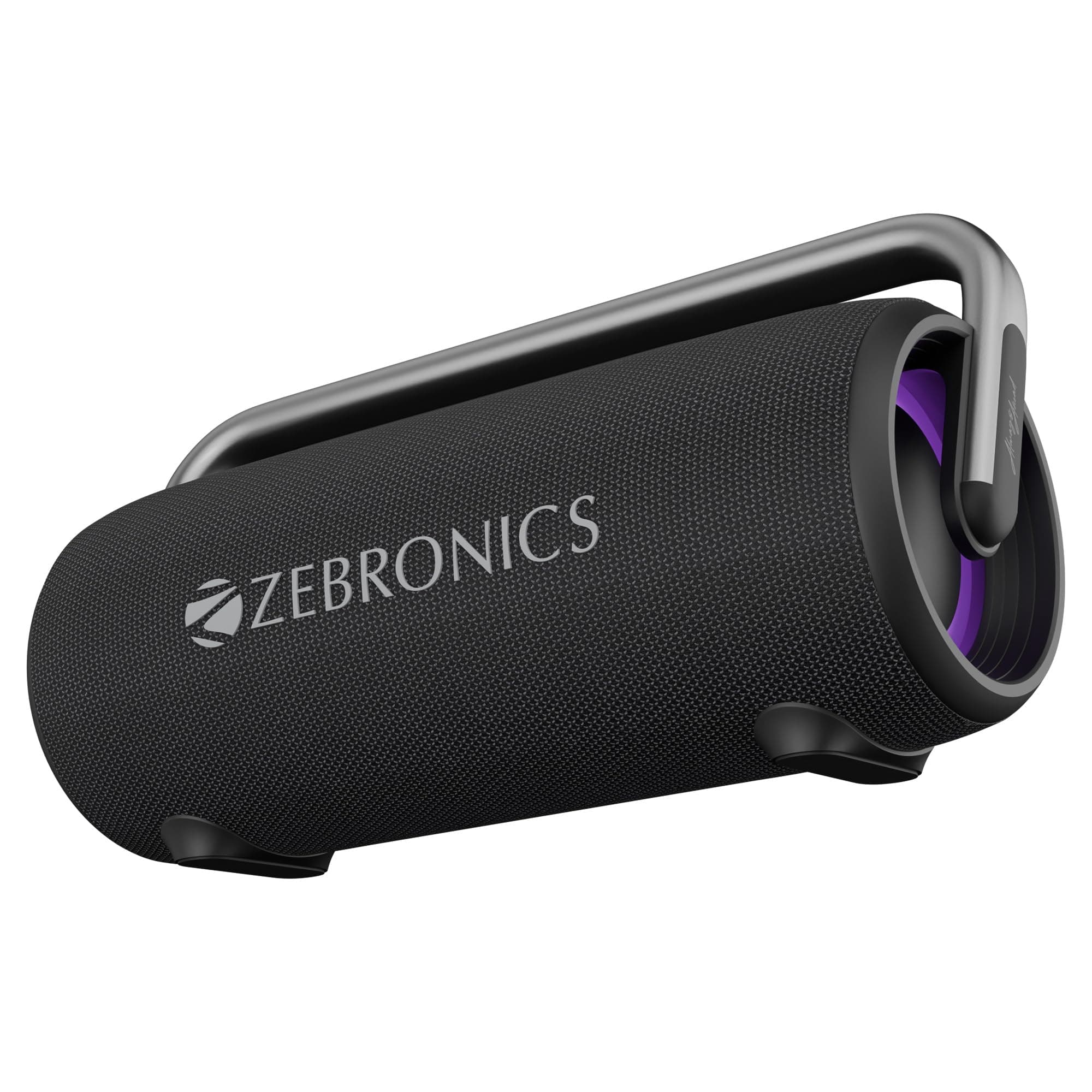 ZEBRONICS AXON 100 Portable Party Bluetooth Speaker, 90W RMS, Quad Drivers + Dual Passive Radiators, IPX5, Upto 6 Hours Playback, Rapid Charging, BT |...