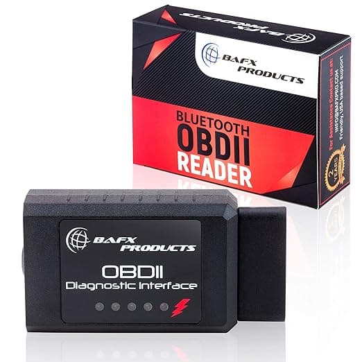 BAFX Products 34t5 Bluetooth OBDII Scan Tool for Android Devices Vehicle Tools
