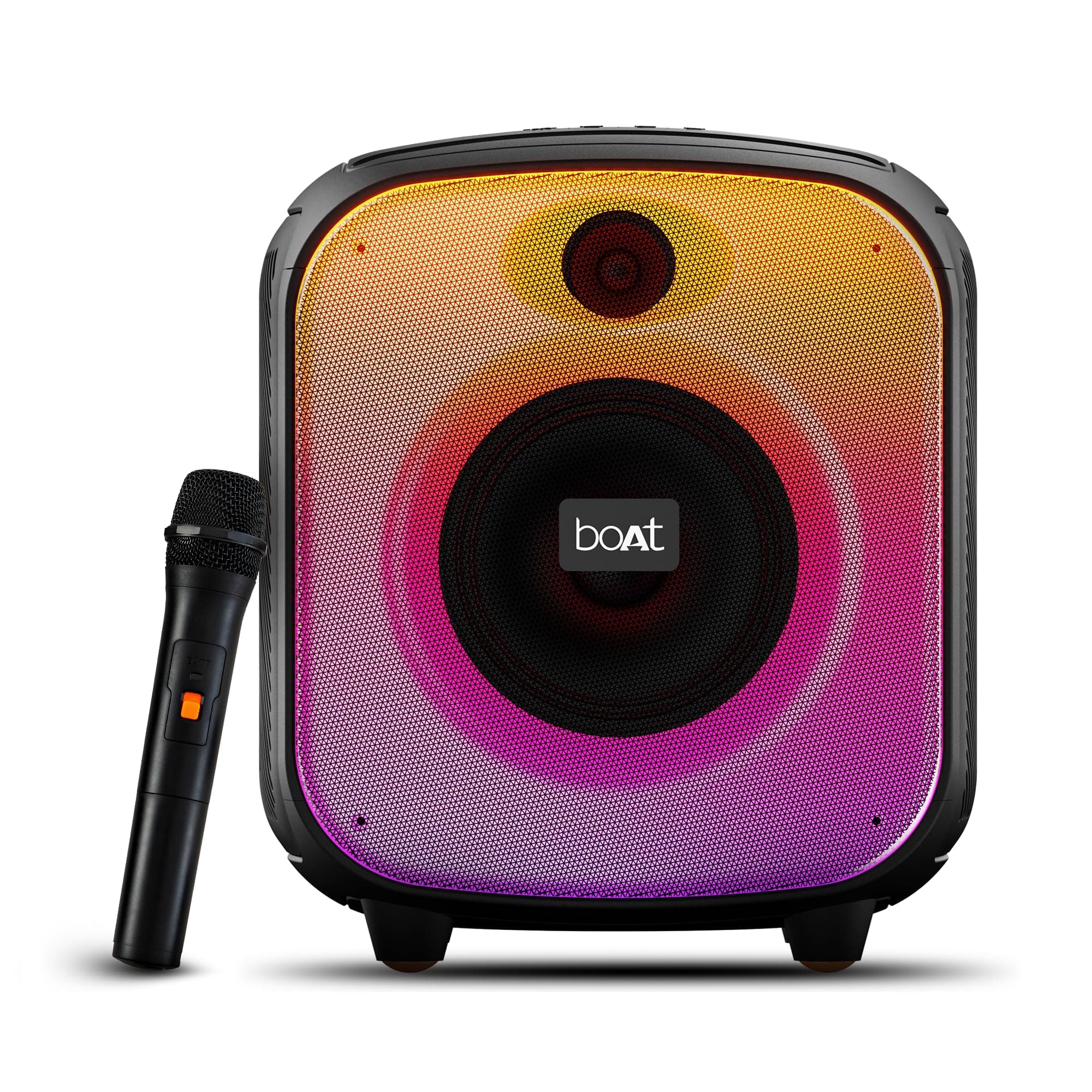 boAt Newly Launched PartyPal 63 Pro Bluetooth Speaker with 30 W Signature Sound, Customizable RGB LEDs, Wireless Mic, Upto 8 hrs Playback, BTv5.3, TWS...