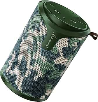 LANDMARK LM BT1103 5W Bluetooth Speaker with Upto 8 Hours Playback, TWS Feature, Immersive Sound, Multi-Connectivity Buttons and SD Card Slot - Milita...