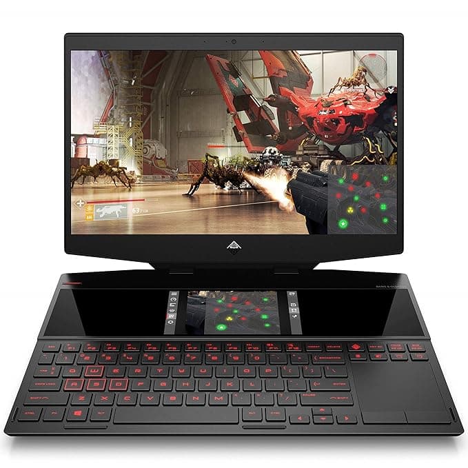 HP Omen X 2S Intel Core i9 9th Gen 15.6 inches Dual Screen Gaming Laptop (16GB/2TB SSD/Windows 10/8GB NVIDIA RTX 2080 Graphics/Shadow Black, 2.34kg), 