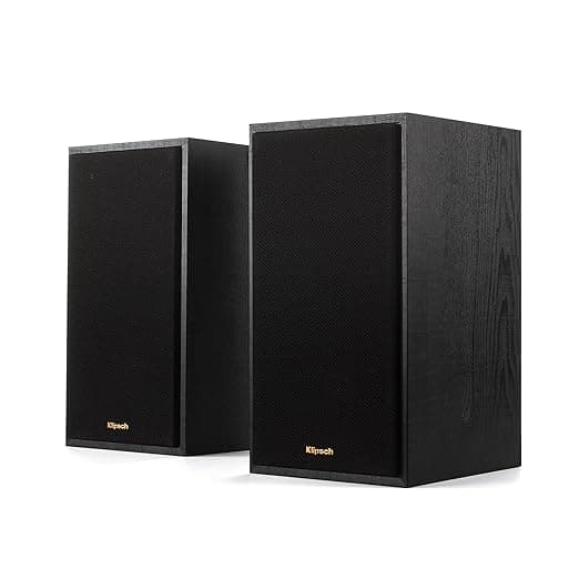 Klipsch R-51PM Powered Speakers with Bluetooth, USB, Phono-preamp Multimedia Speaker Systems