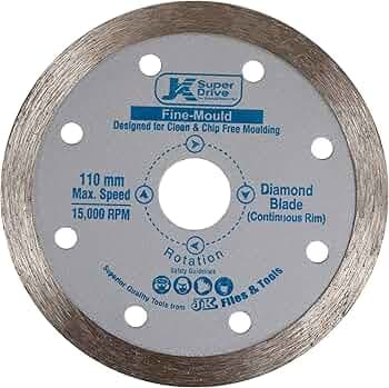 JK Super Drive SD9060245 JKSD 4 Inch Diamond Cutting Blade, Metalic