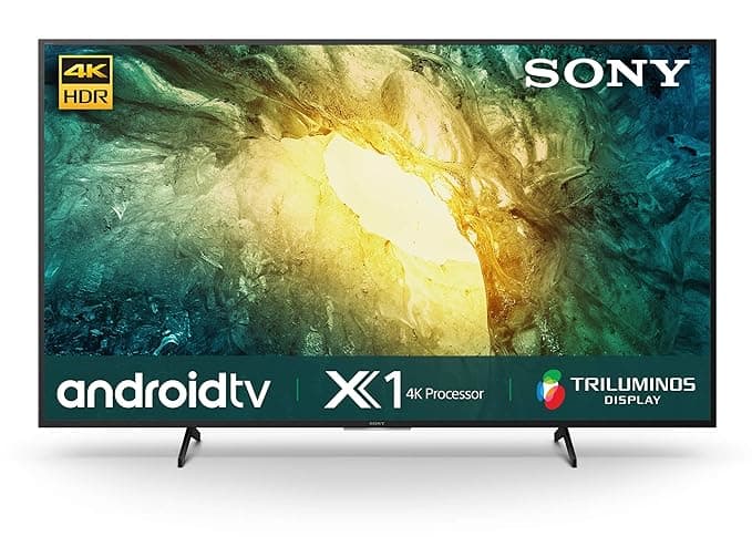 Sony Bravia 138.8 cm (55 inches) 4K Ultra HD Certified Android LED TV 55X7500H (Black) (2020 Model) Smart Televisions