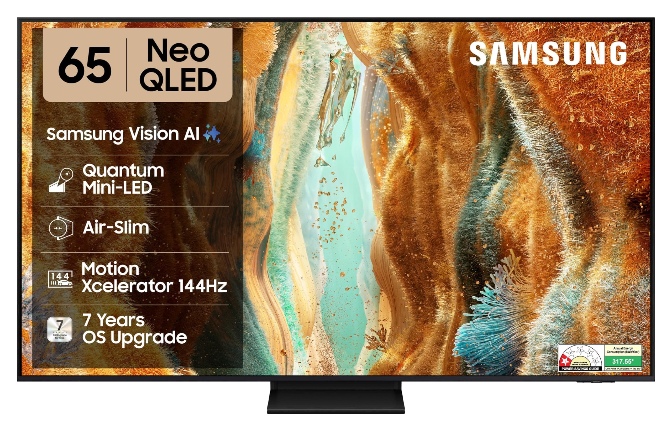 Samsung 163 cm (65 inches) 4K Ultra HD Mini-LED Neo-QLED Smart TV QA65QN70FAULXL
