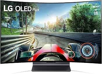LG 106 cm (42 inches) 4K Ultra HD Smart OLED Flex Gaming TV with Flexible Display 42LX3QPSA (Black)