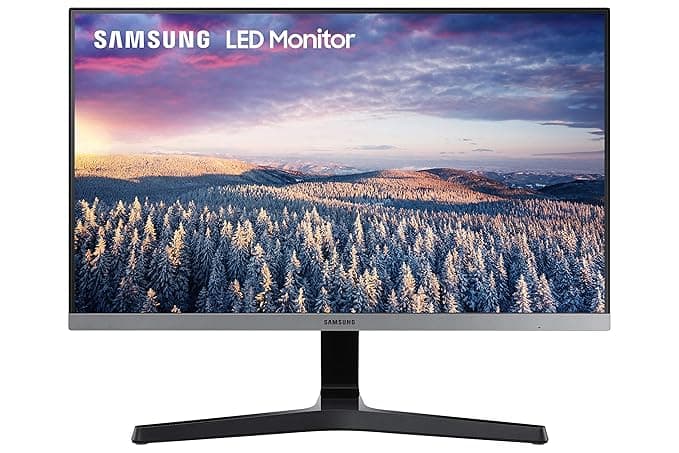 Samsung 54.6 cm (21.5 inch) LED Bezel Less Computer Monitor - Full HD, Super Slim AH-IPS Panel - LS22R350FHWXXL Monitors