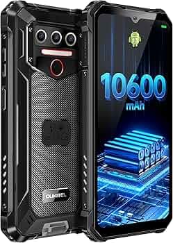 OUKITEL, WP23, Android 13, Rugged Smartphone, 10600mAh Mobile Phone 6,52 inch HD+ 4GB(7GB)+64GB 1TB extention Rugged Outdoor Phone 13MP+5MP Camera