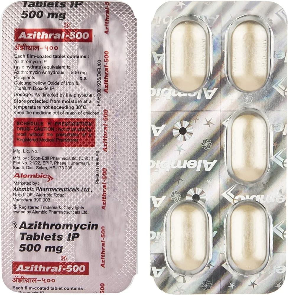Azithral 500 - Strip of 5 Tablets