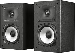 Polk Monitor XT15 Pair of Bookshelf or Surround Speakers - Hi-Res Audio Certified, Dolby Atmos & DTS:X Compatible, 1" Terylene Tweeter & 5.25" Dynamic