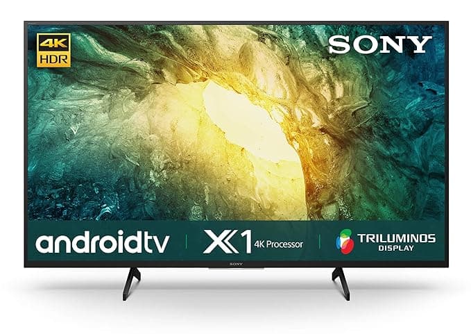 Sony Bravia 108 cm (43 inches) 4K Ultra HD Certified Android LED TV 43X7500H (Black) (2020 Model) Smart Televisions