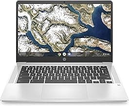 HP Chromebook Intel Celeron N4000 14 inches HDB Business, Gaming Laptop, 4 GB RAM, 32 GB eMMC, 1366 x 768, LED, Chrome OS, Mineral Silver, 1.45 kg - 1