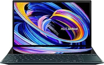 ASUS ZenBook Duo 14 (2021), Intel Evo Core i7-1165G7 11th Gen 14 inches FHD Dual-Screen Business Touch Laptop (16GB/1TB SSD/Iris Xe Graphics/Office 20