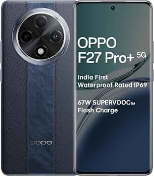 (Refurbished) OPPO F27 Pro+ 5G (Midnight Navy, 8GB RAM, 128GB Storage) | 6.7" FHD+ AMOLED Toughest 3D Curved Display|64MP AI Featured Camera|IP69 | 67...
