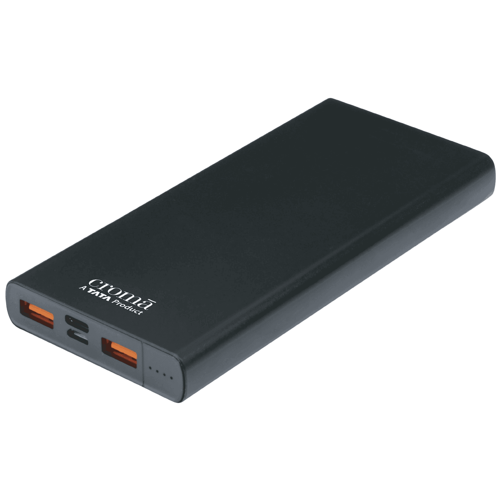Croma CRSP10MPBA040601 10000mAh 22.5W Fast Charging Power Bank (2 Type A , 1 PD Type-C & 1 Micro USB Port, Aluminium Casing, Over Voltage Protection, ...