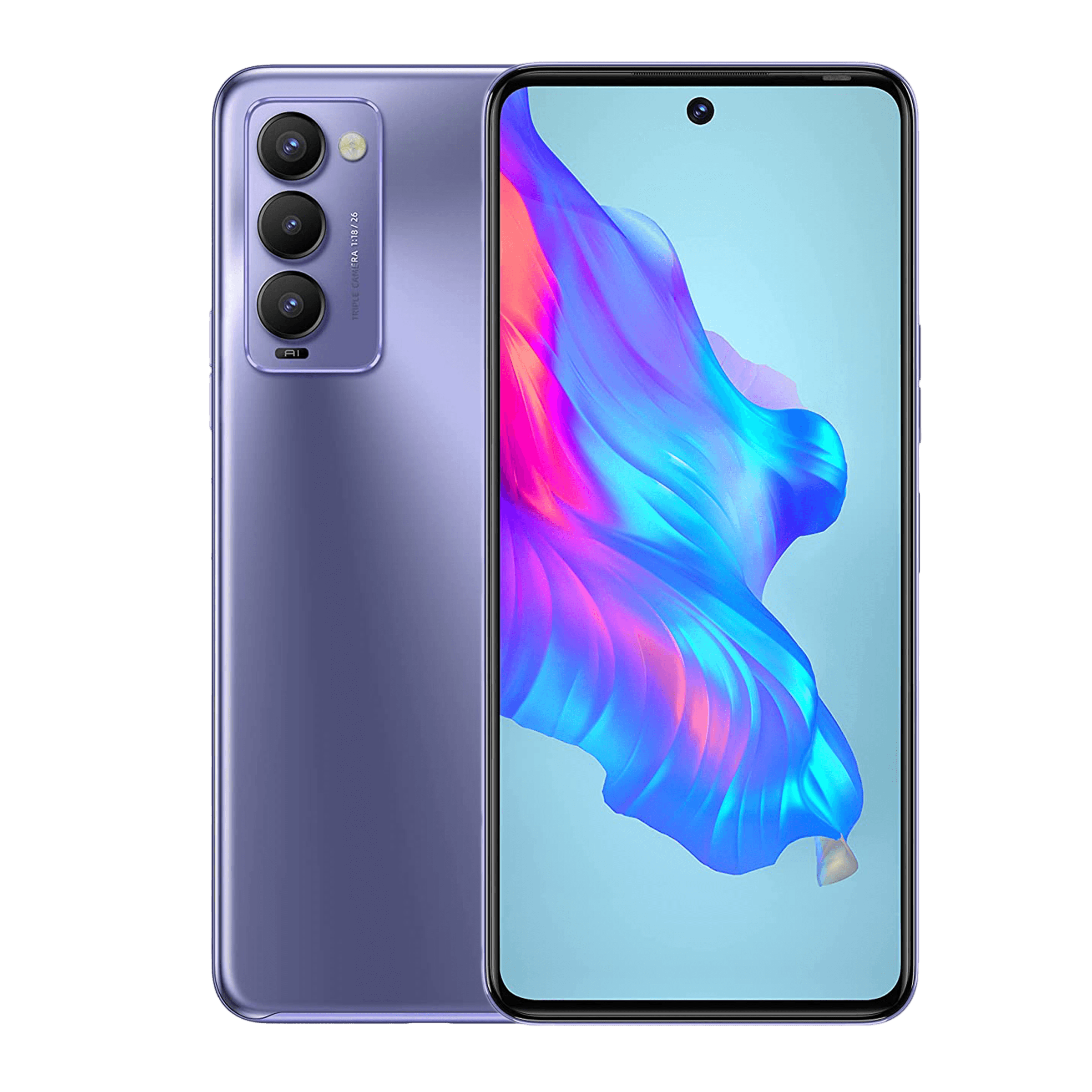 Tecno Camon 18 (4GB RAM, 128GB, Iris Purple)