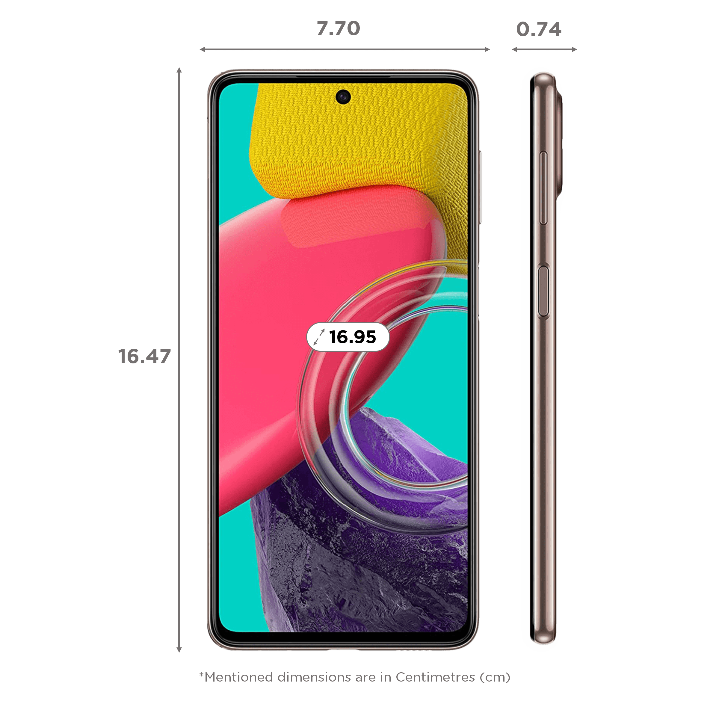 SAMSUNG Galaxy M53 5G (8GB RAM, 128GB, Brown)
