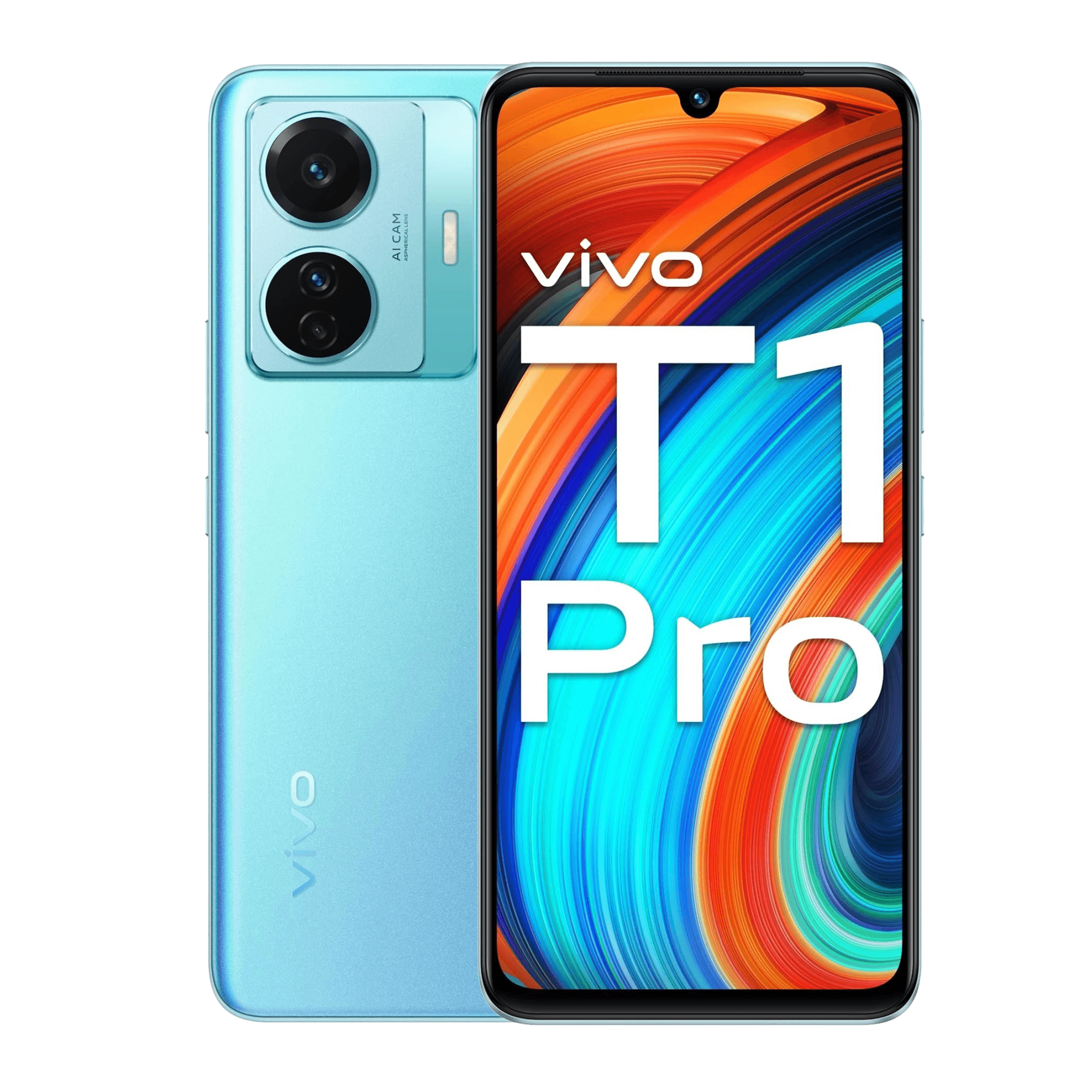 Vivo T1 Pro 5G (128GB ROM, 6GB RAM, PD2193GF_INC, Turbo Cyan)