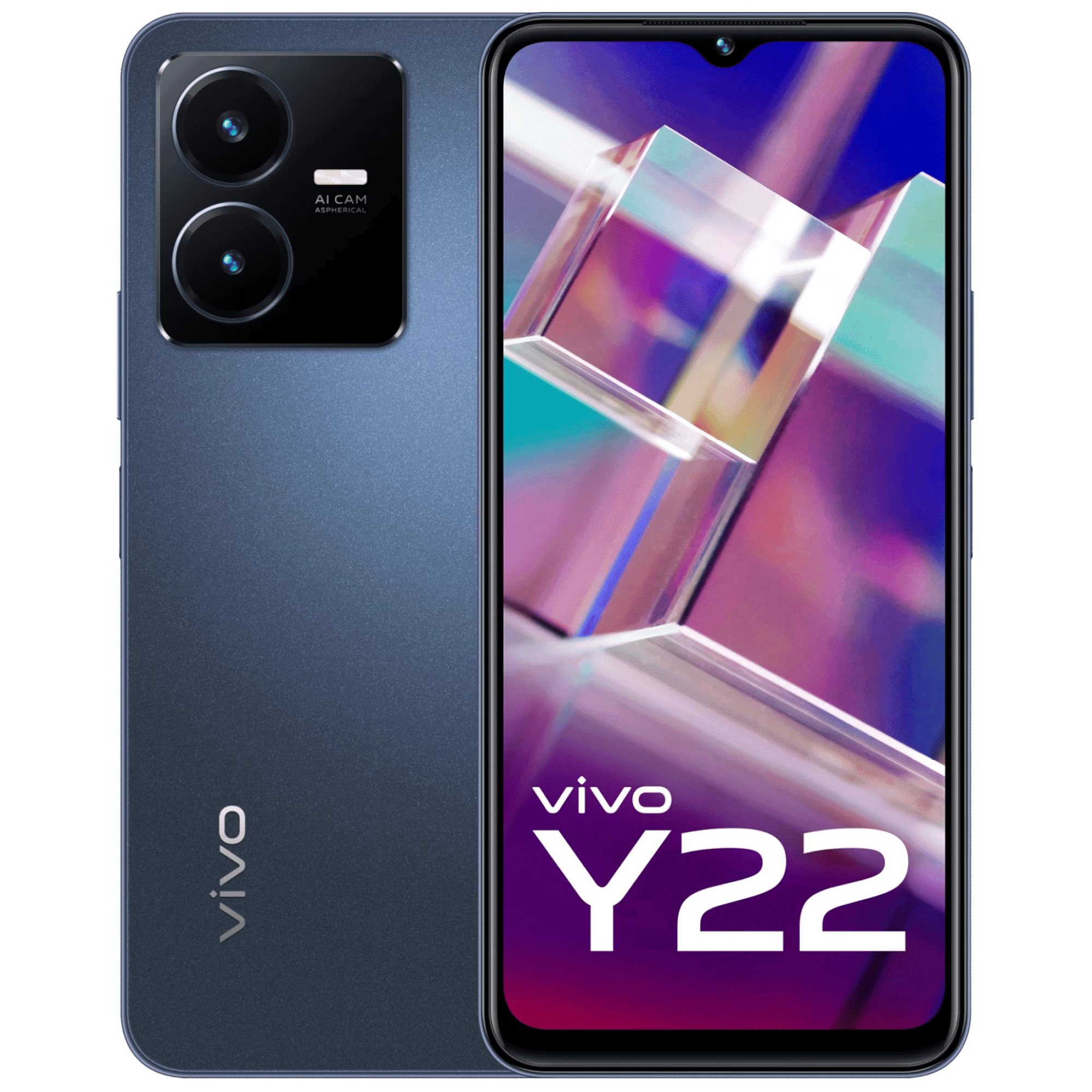 Vivo Y22 (6GB RAM, 128GB, Starlit Blue)