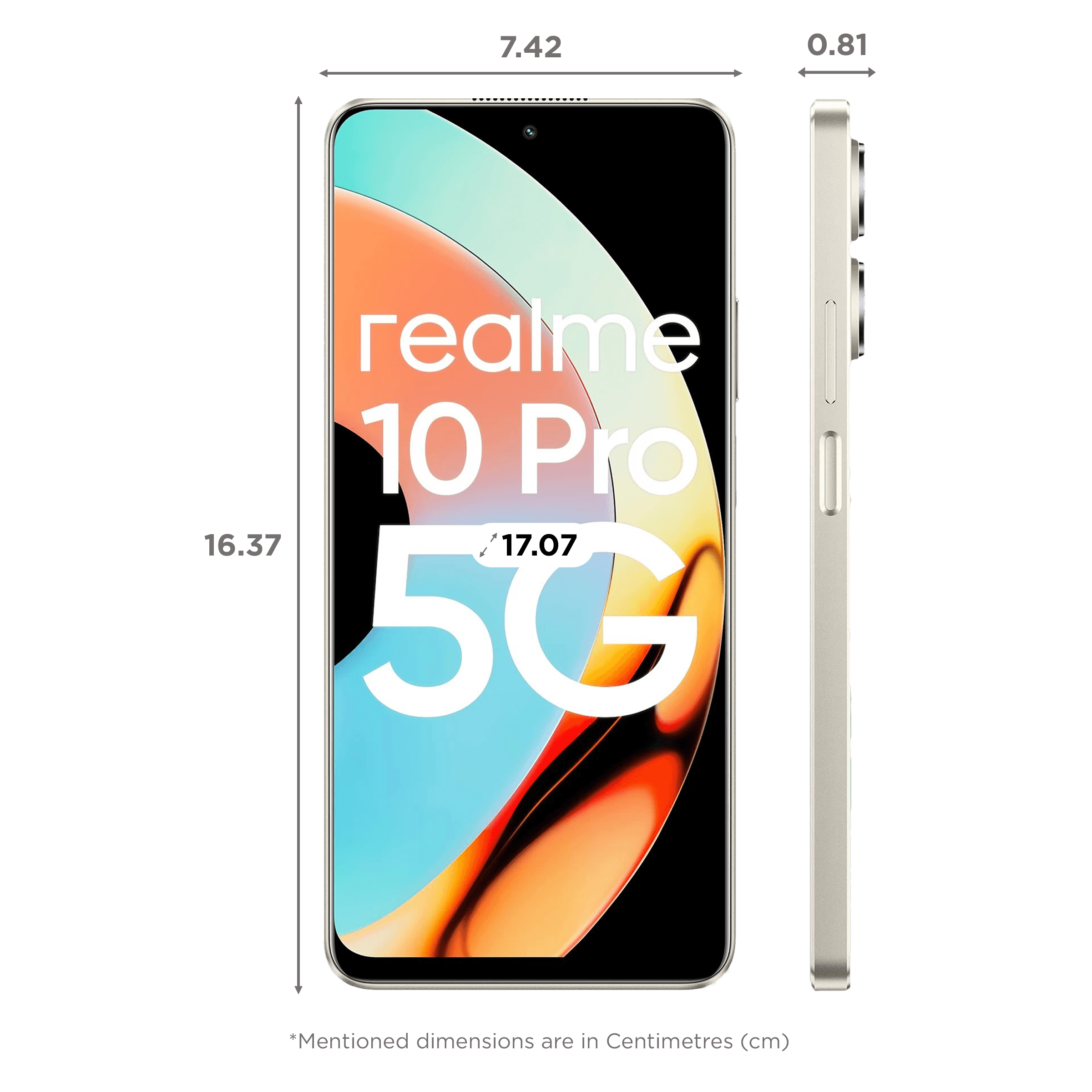 realme 10 Pro 5G (6GB RAM, 128GB, Hyperspace)