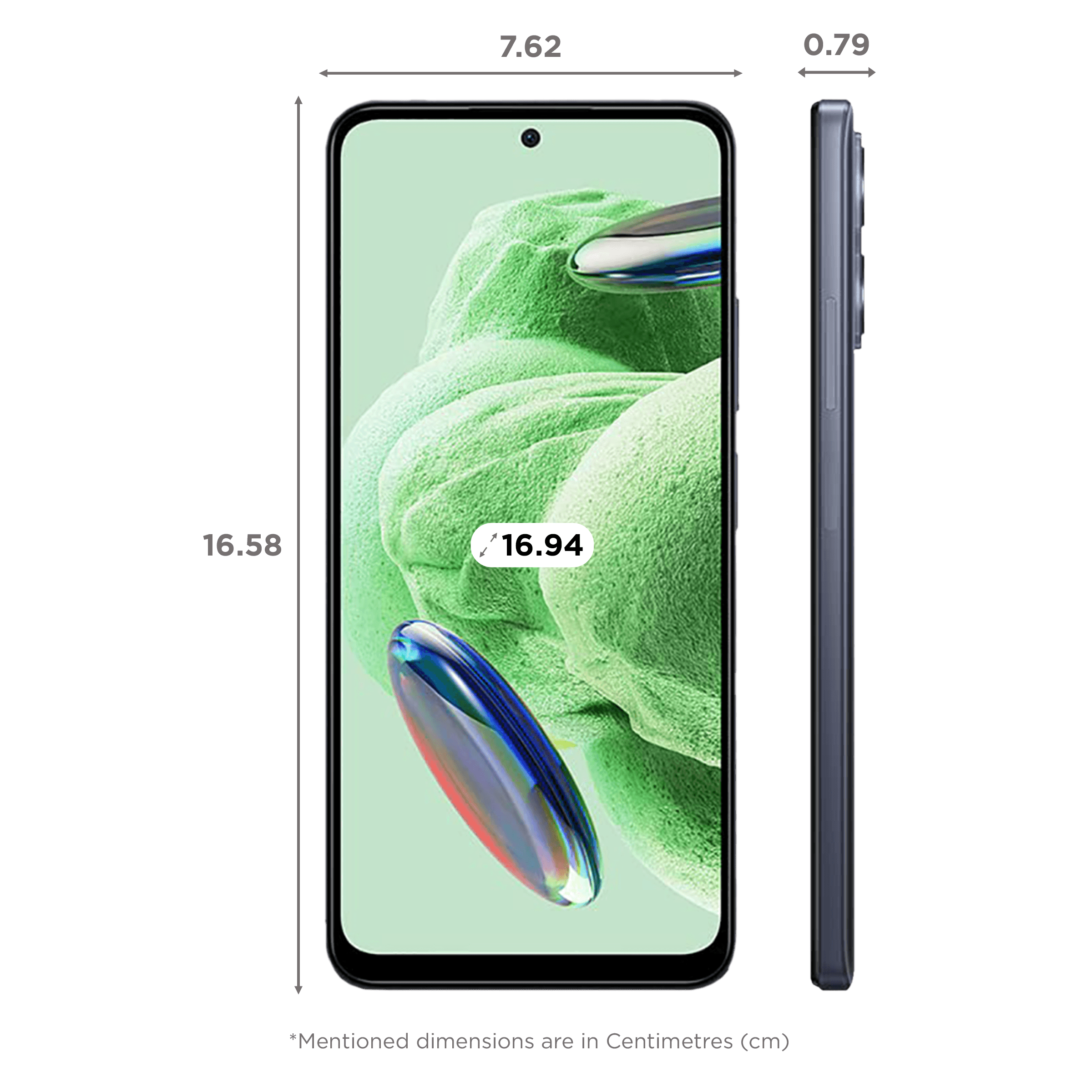 Redmi Note 12 5G (6GB RAM, 128GB, Matte Black)